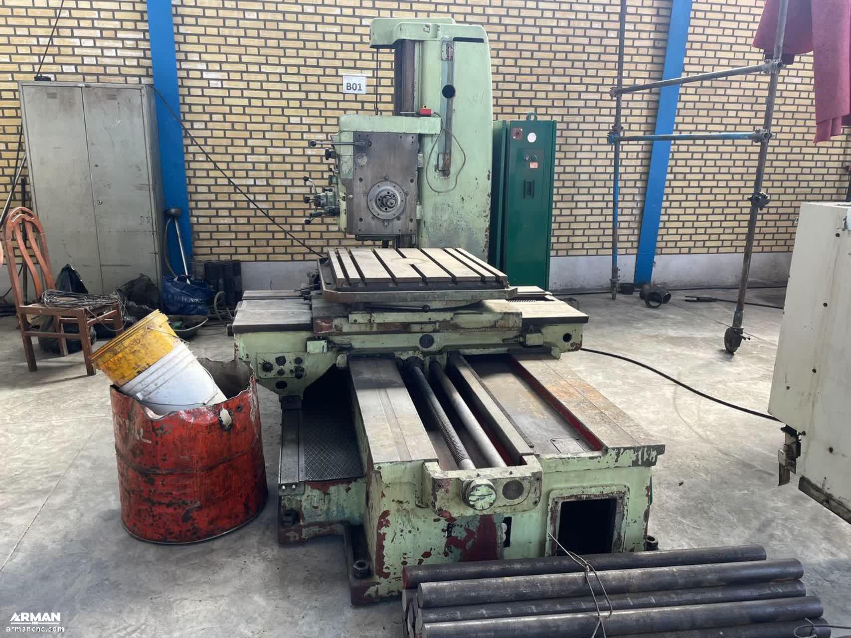 تصویر روبرو بورینگ تیبل تایپ تی او اس مدل TOS WH63