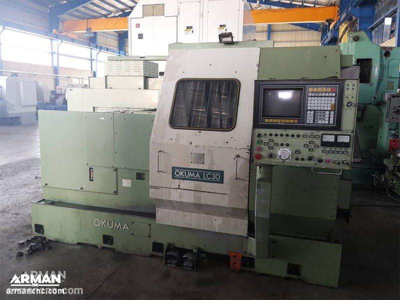 okuma-lc-30-lathe-machine-23009 تراش CNC اکوما مدل Okuma LC 30
