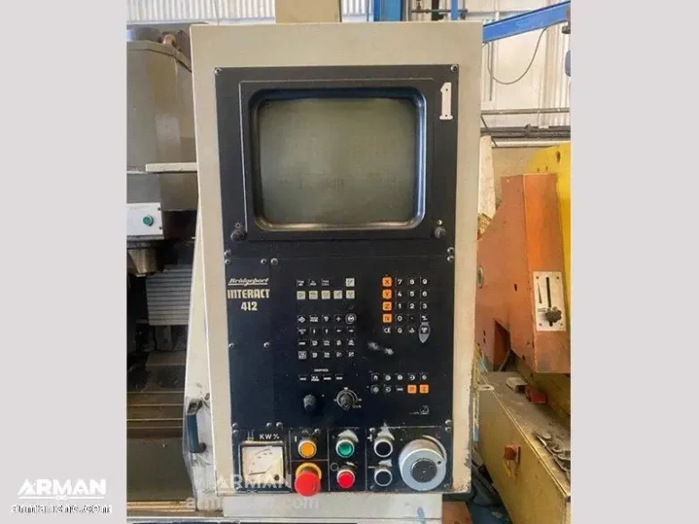 فرز CNC سه محور بریج پورت مدل Bridgeport interact 412 ساخت 1989