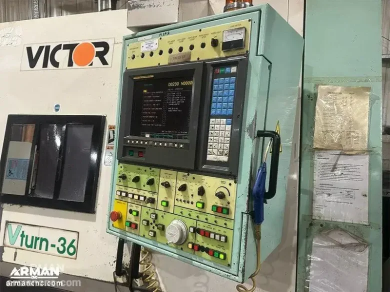 تراش CNC ویکتور مدل Victor Vturn-36 ساخت 1996