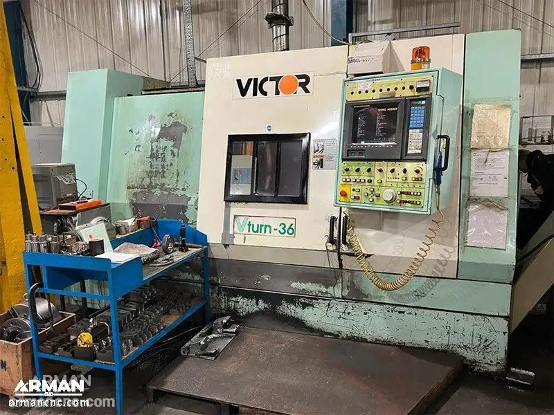 تراش CNC ویکتور مدل Victor Vturn-36 ساخت 1996
