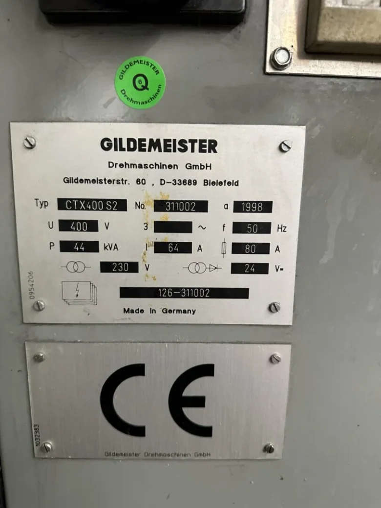 تراش CNC گیلدمیستر مدل Gildemeister CTX400