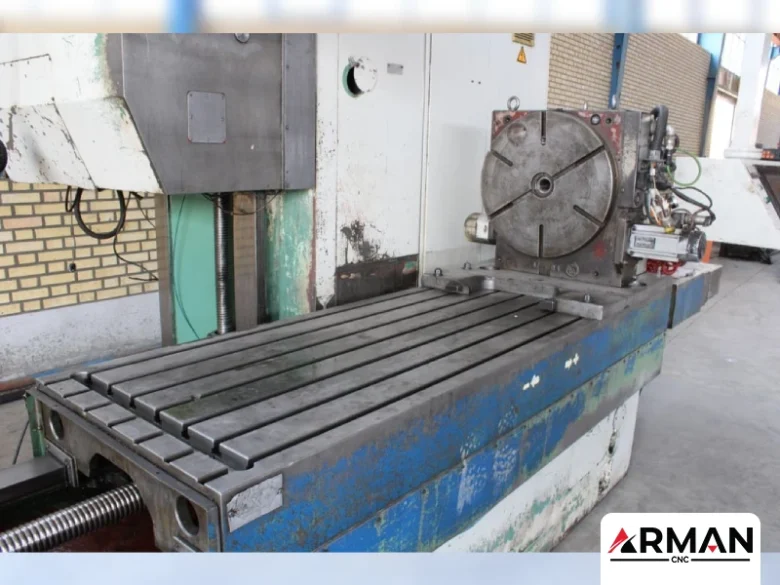 فرز CNC چهار محور برند بونک مدل Bohnke FU-71-2-CNC