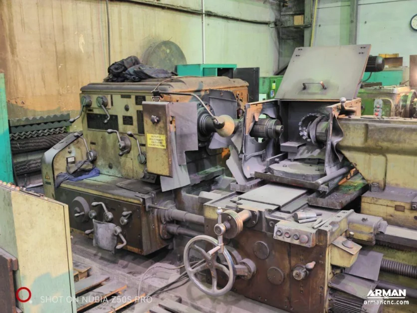 تراش منوال روسی استانکویمپورت مدل Stankoimport 1M65 مجهز به کره تراش | آرمان CNC