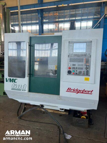 نمای روبرو فرز CNC سه محور بریج پورت مدل Bridgeport VMC 600 XP