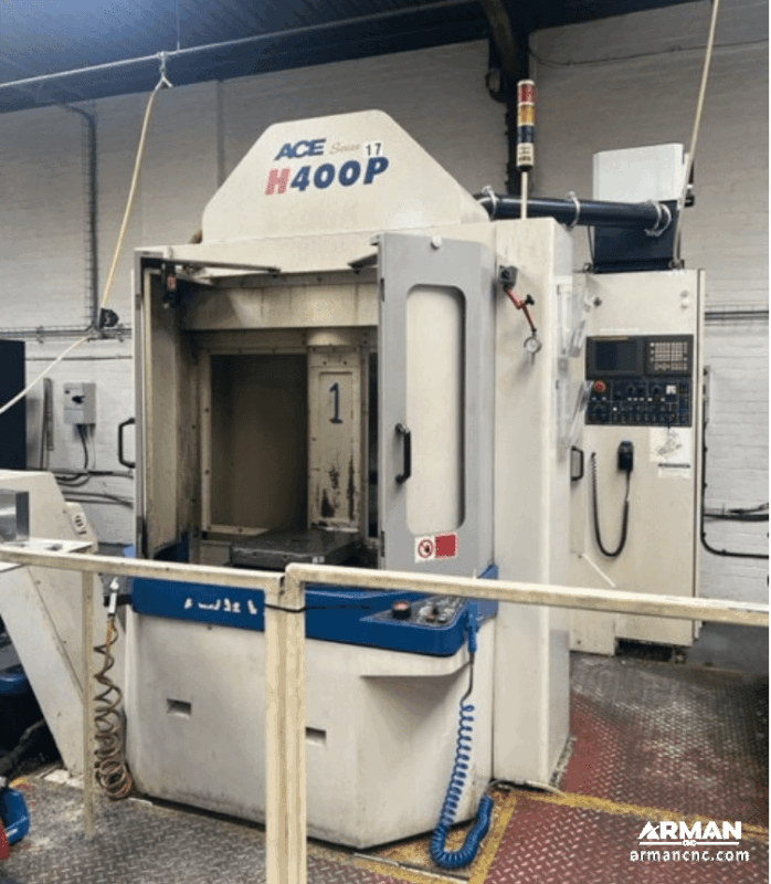 فرز CNC چهار محور دو پالته مدل DAEWOO ACE-H400P