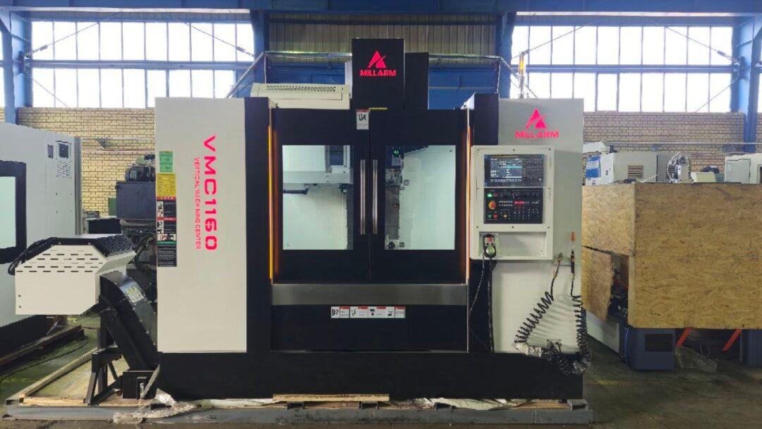 نمای کلی فرز CNC چهار محور میل آرم مدل Millarm VMC1160