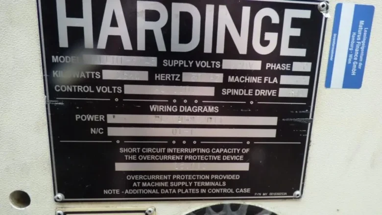 تراش CNC هاردینگ HARDINGE مدل TALENT 6/45